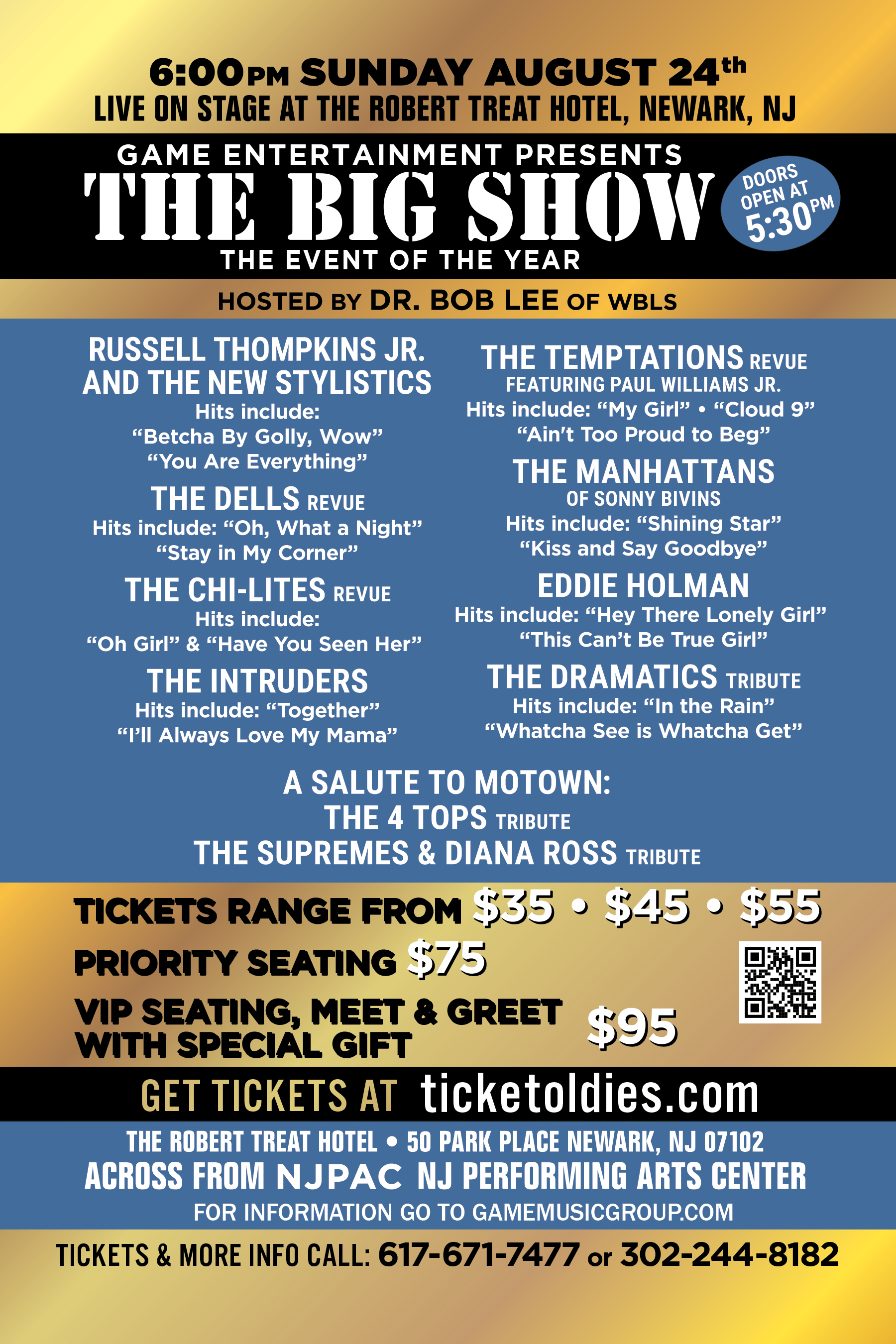 The Big Show: The Event of the Year event flyer back
